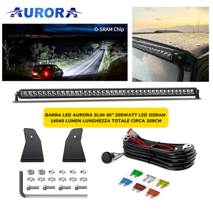 BARRA LED AURORA SLIM 40”
