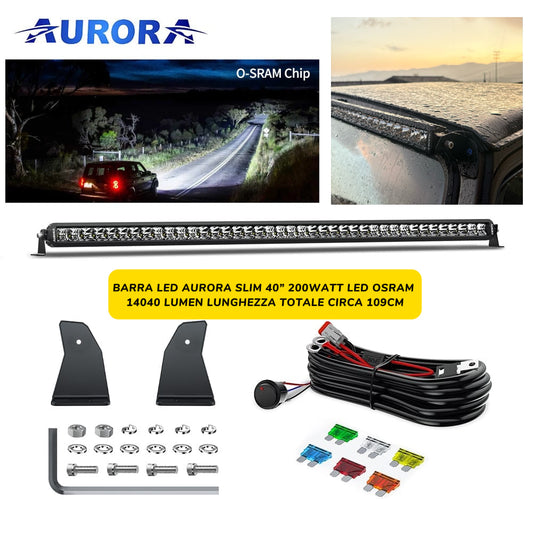 BARRA LED AURORA SLIM 40”
